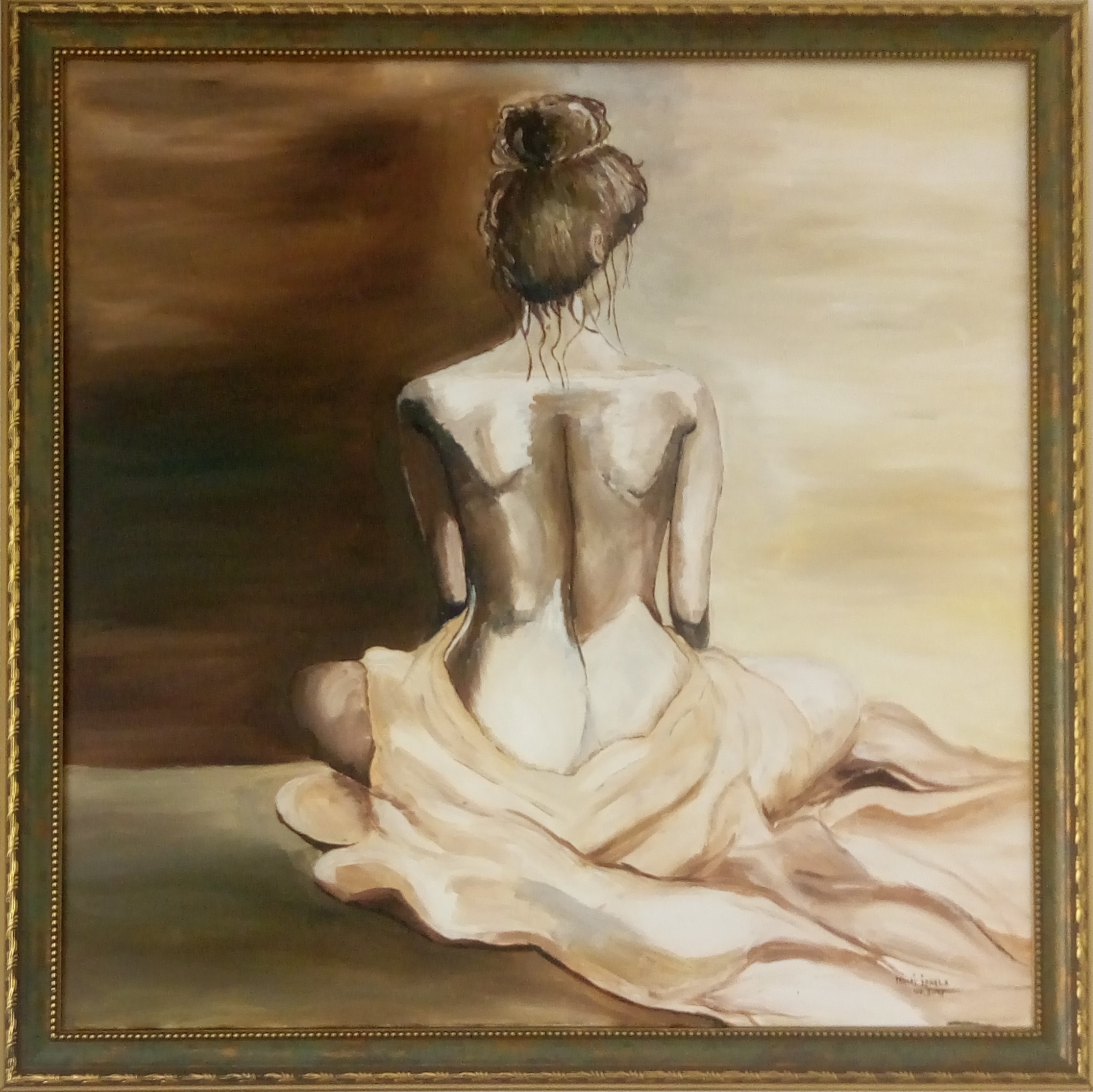 Ephemeral Grace — oil on canvas by Adriana Ionela Mihai